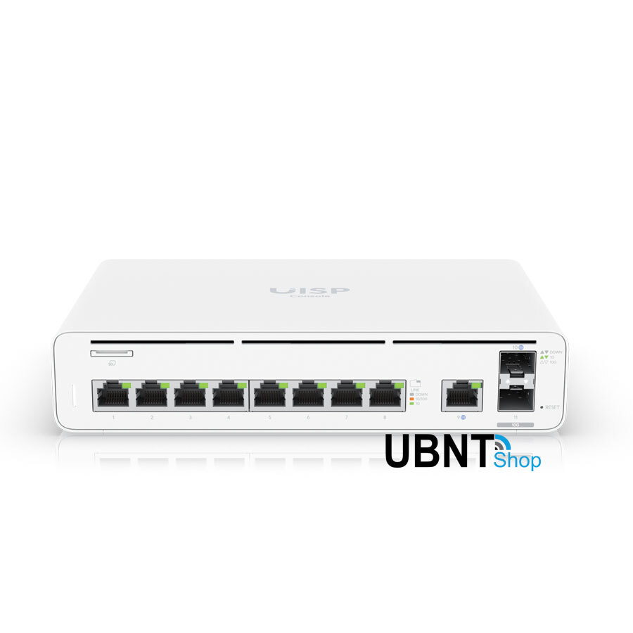 Buy UISP-CONSOLE: 9-Port Switch with 2 SFP+ Ports Online in Australia