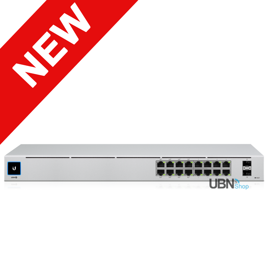 UniFi 16 Port Gigabit Switch Gen2 with PoE and SFP