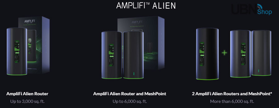 AmpliFi Alien Mesh Router Combinations
