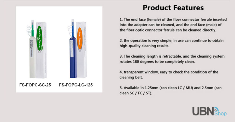 Fibre Optic Pen Cleaner LC 1.25
