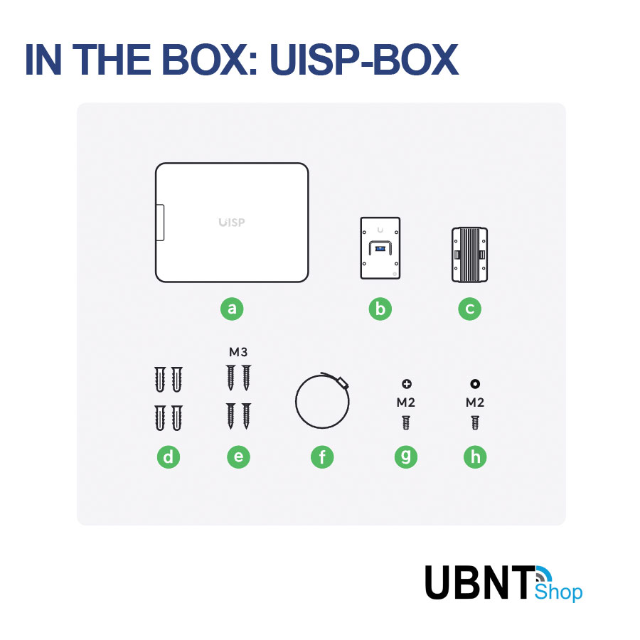 UISP-BOX In the Pack Inclusions