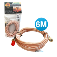 RP SMA Extension Cable RG-316 Low Loss, Male to Female 6M
