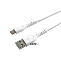 USB Type C to Type A Fast Charging Data Cable, High Quality TPE Jacket White 1M
