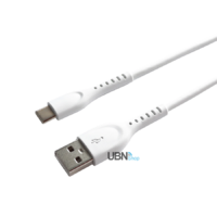 USB Type C to Type A Fast Charging Data Cable, High Quality TPE Jacket White 1M