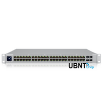 UniFi 48 Port Gigabit Switch Gen2, 802.3bt PoE, Layer3 Features and SFP+