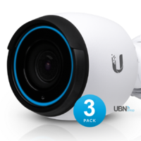 Ubiquiti UniFi Video Camera G4 PRO, 4K 3x Optical Zoom IP67 3 Pack