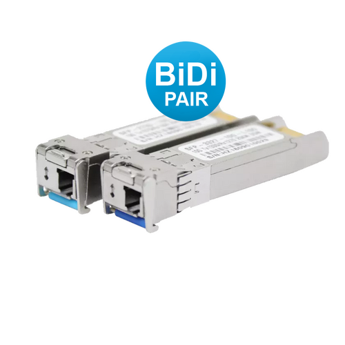 10GB Single Mode 10KM LC Connector Bi-Directional Fibre Optic Module / Transceiver