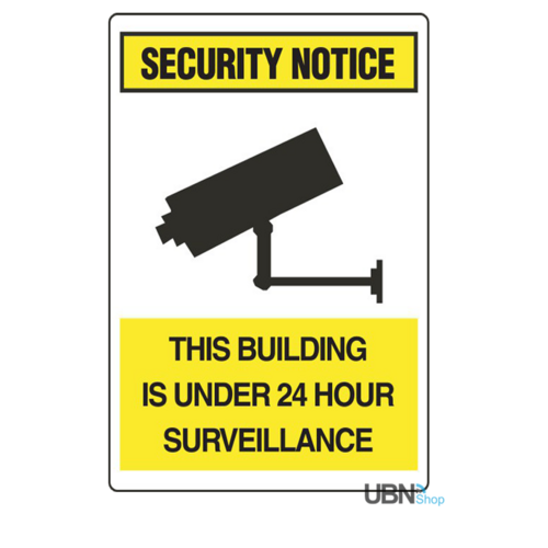 Security Notice CCTV - METAL